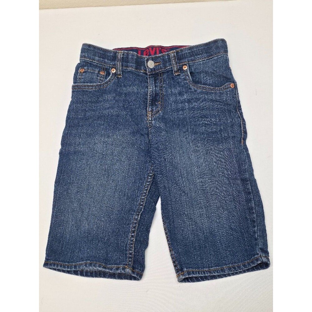 Levi's Boys Size 12 Regular Denim Shorts Blue Jeans Classic Fit